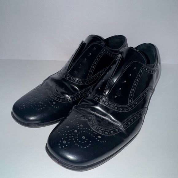 Prada Men’s Wingtip Dress Shoes Size 10 - Picture 3 of 10